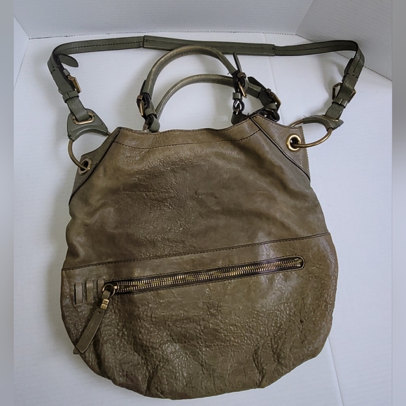 orYANY Handbags - ORYANI  leather handbag DARK GREEN